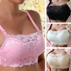 Кружевной бюстгальтер с эффектом пуш-ап, бюстгальтер без косточек, нижнее белье, укороченный топ, женский бюстгальтер без косточек, регулируемый Ультратонкий дышащий бюстгальтер