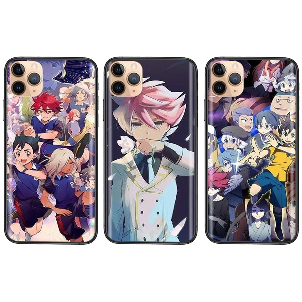 Мягкий чехол для телефона мальчиков iPhone 12 11 X XR XS Max Mini Pro 8 7 6 6S Plus SE 2020 5 5S 5C Inazuma Eleven