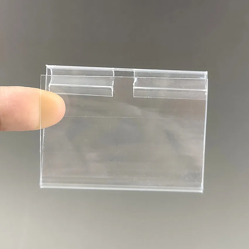 Рисунок 5 - Чистый прозрачный пластиковый ценник