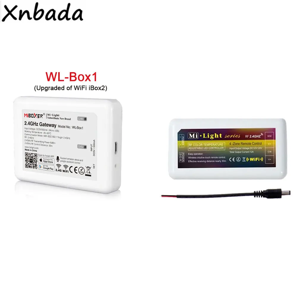Mi светильник MiBoxer WL-Box1 светодиодный контроллер 2 4G CCT цветовая температура