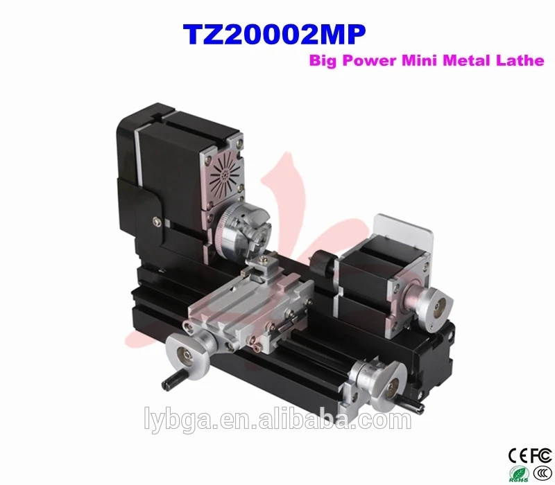 

High precision cnc lathe frame TZ20002MP,DIY tool for children with 144w motor power