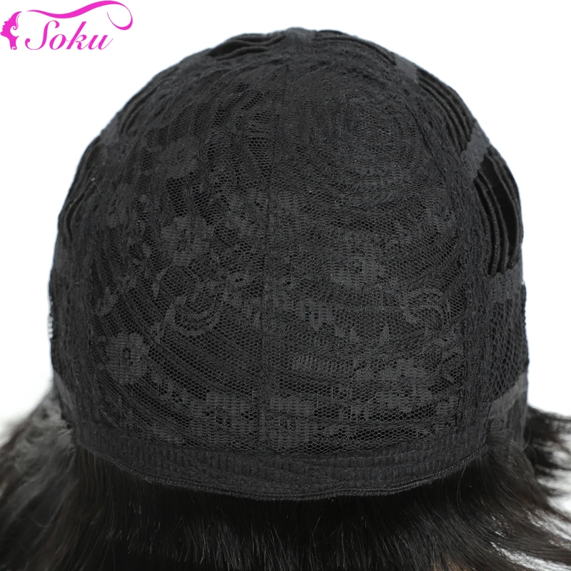 

T1B-27 Color Ombre Honey Blonde Body Wave Human Hair Wigs With Bangs SOKU 100% Brazilian Human Hair wigs For Black Women