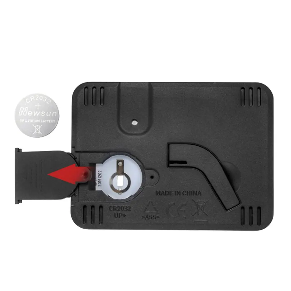 Комнатный Измеритель температуры и влажности большой экран часы творческий