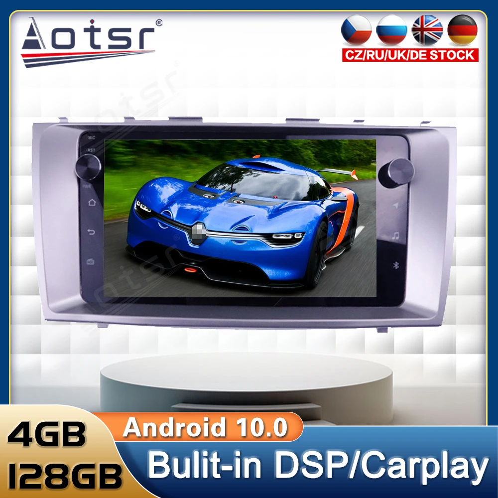 

Android 2Din Car Radio Multimedia Video Player For Toyota Camry 6 XV 40 50 2006 2007 - 2011 GPS Navigation Video Tesla Head Unit