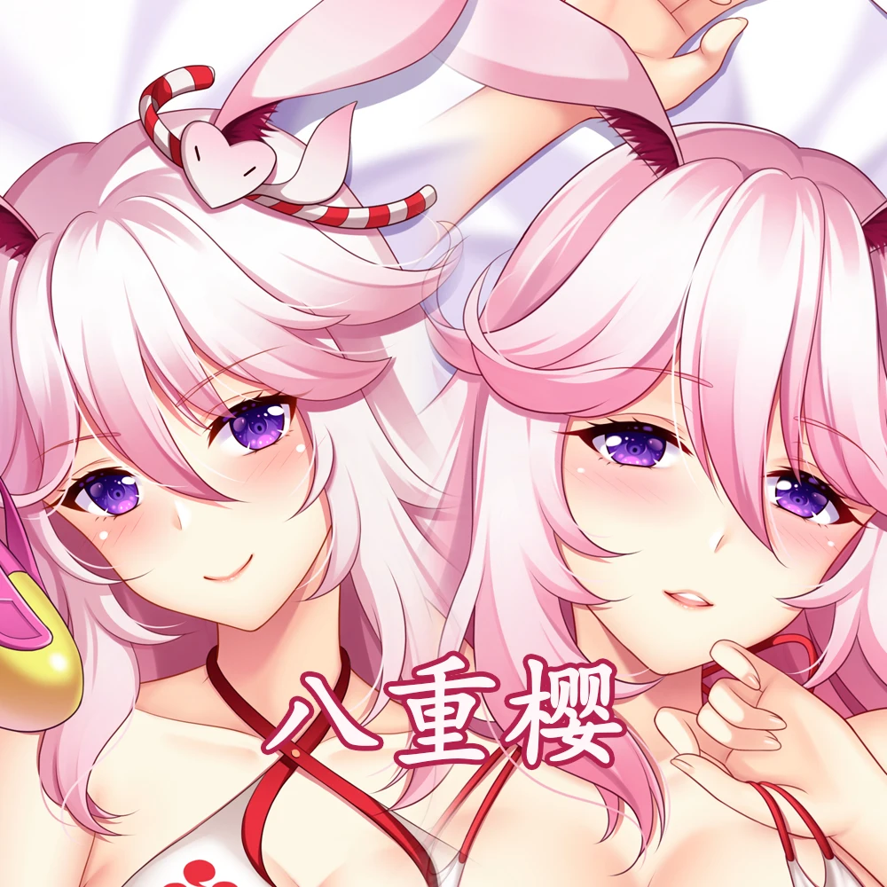 

Anime Honkai Impact 3 Yae Sakura Sexy Dakimakura Hugging Body Pillow Case Otaku Male Pillow Cushion Cover Decor Bed linings YM