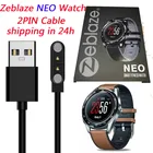 Zeblaze NEO Смарт-часы оригинальный зарядный кабель 2pin Магнитная мощность USB Зарядка Кабели смарт-Аксессуары Новое хорошее качество