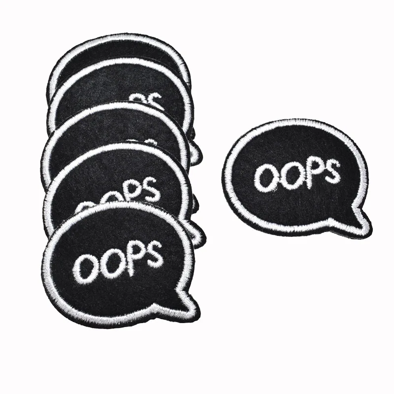 

5 шт., патчи с надписью на одежду