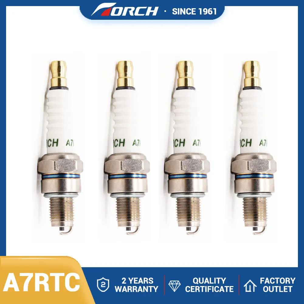 

4PCS Candle Spark Plug Motor C7HSA Replcae for Torch A7RTC Srl110 Srl115 Ex5 Wave Kriss Gt128 C70 Sym 100% Original BUSI