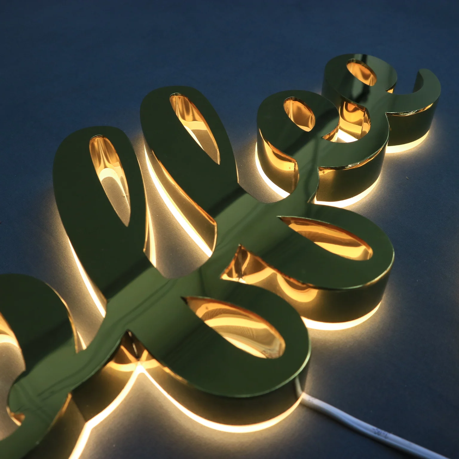 3D логотип настенный знак бизнес знаки для помещений индивидуальный СВЕТОДИОДНЫЙ