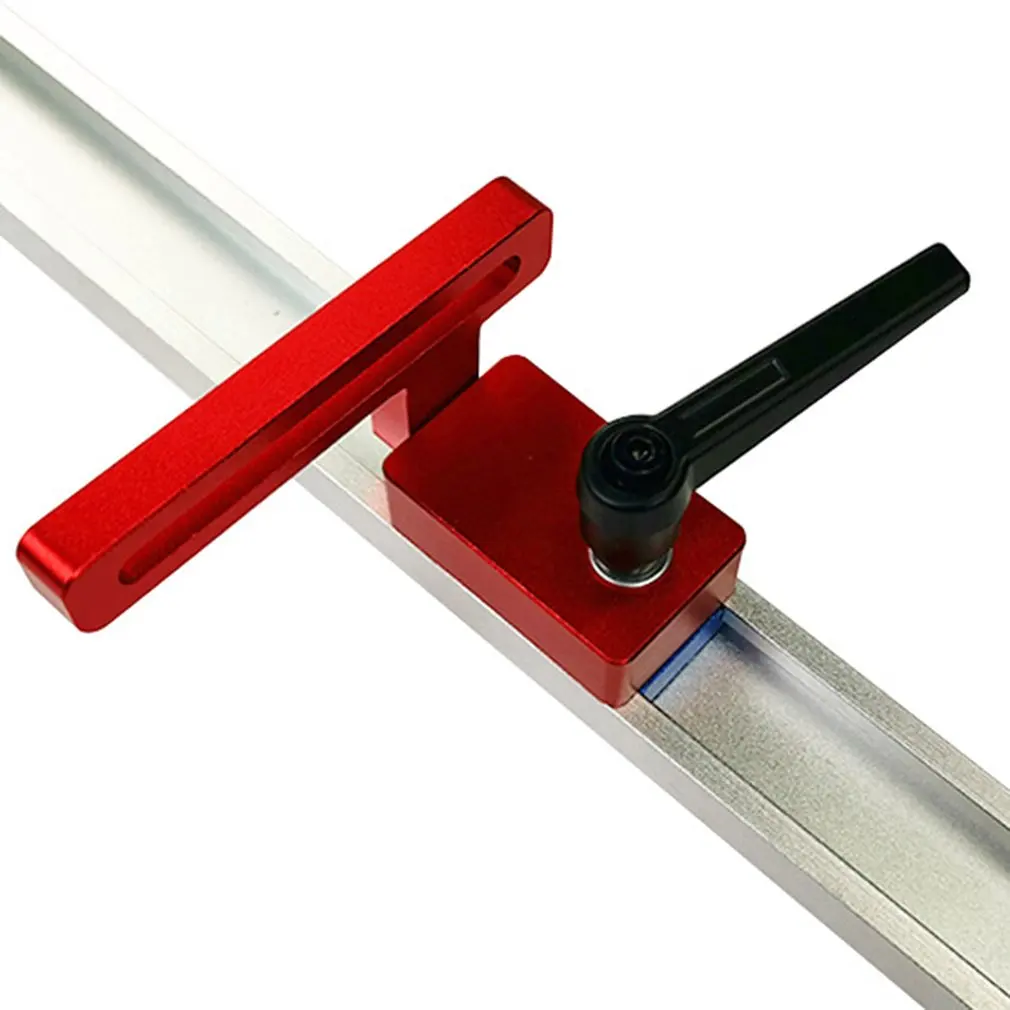 30 деревообрабатывающий желоб Т-слот Трековый стоп ограничитель торцевой