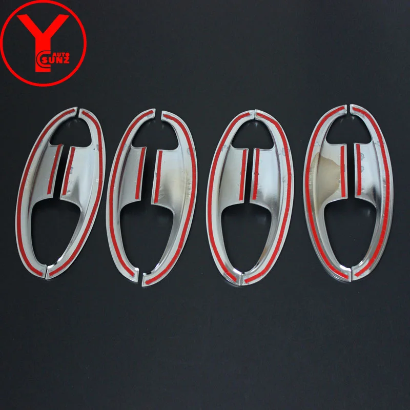 YCSUNZ хромированный автомобильный фотоэлемент наклейка на дверную ручку