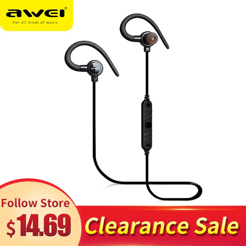 Bluetooth-наушники Awei A620BL беспроводная гарнитура спортивные стереозвуковые наушники