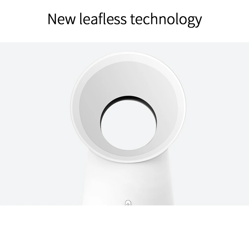 

Mini Leafless Spray Fan Desktop Humidifier Mist Cooling Fan Three-Speed with Night Light Fan for Home Office Summer Fan