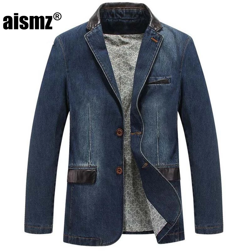 Aismz новинка для отдыха ковбойские пальто мужские свободные Блейзер костюм