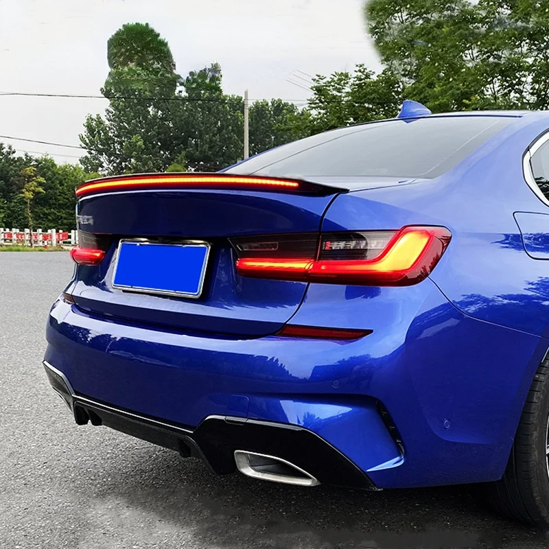 Светодиодный задний спойлер из углеродного волокна 1 3 м | Автомобили и мотоциклы