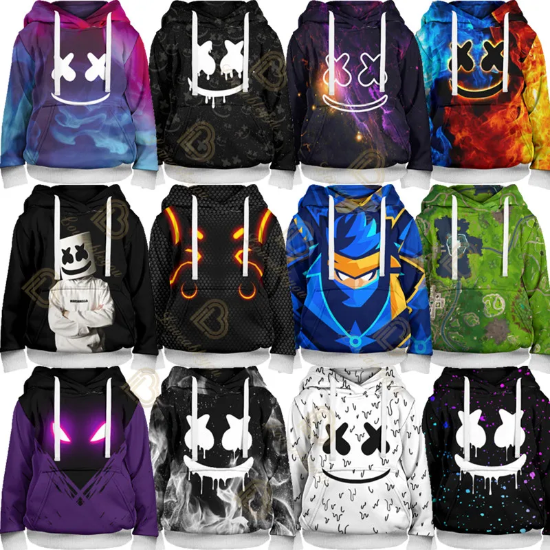 

Children's Clothing Original Cosplay Hoodie Sweatshirt Battle Ikonik Man Sleeve Costume Christmas Pullover Stress Shirt Clothes