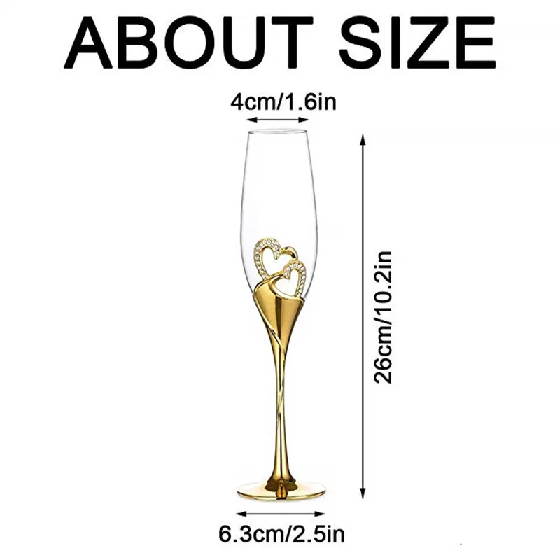 2 шт. бокалы для вина и шампанского 201-300 мл | Дом сад