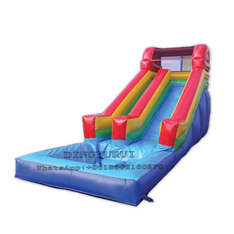 Вечерние продажи надувная горка с двумя полосами гигантская водная из ПВХ