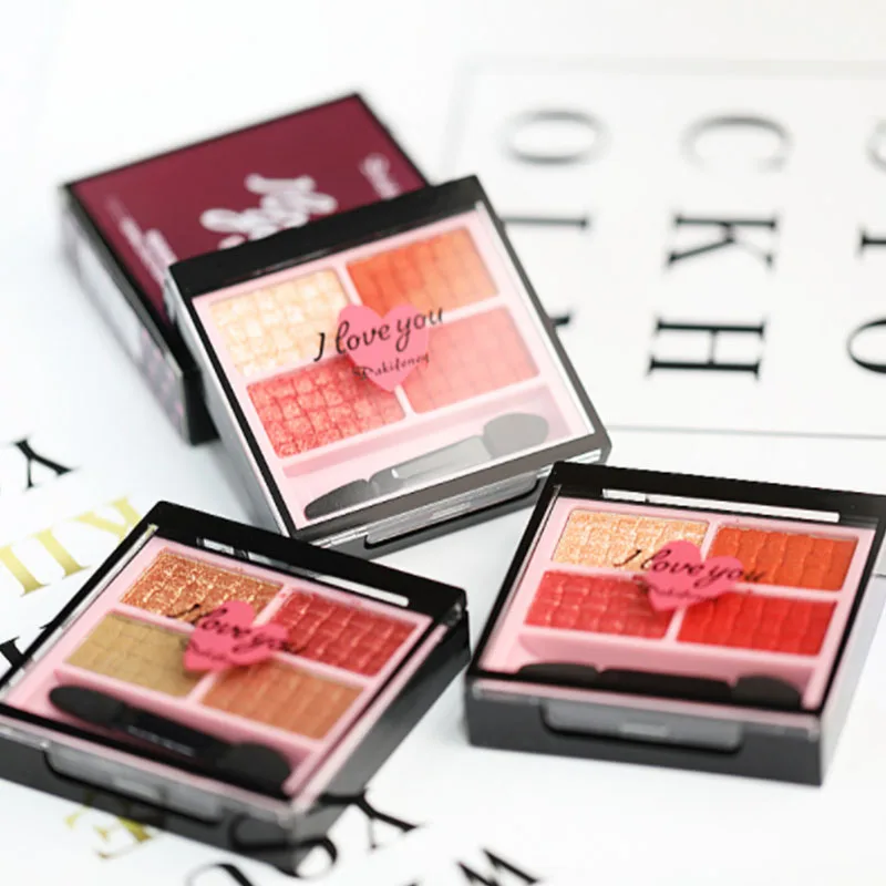 Блестящие тени для век Палитра Мраморное блюдо макияж глаз матовая палитра теней