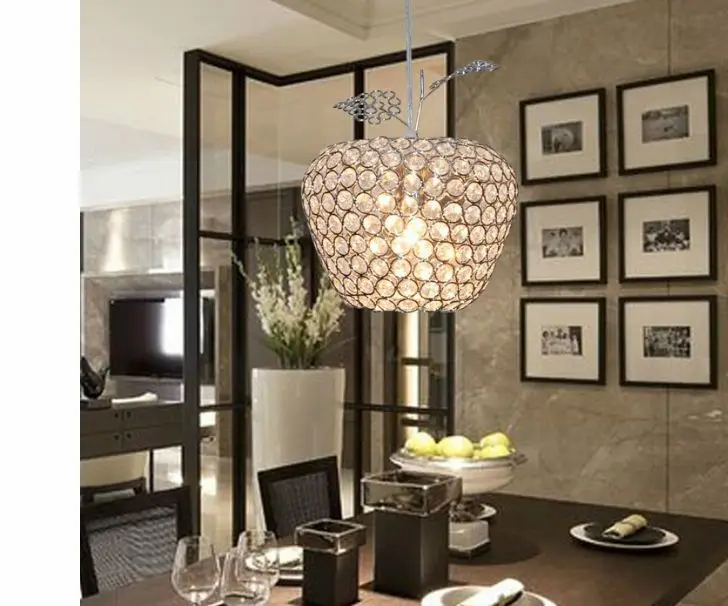 Хрустальная потолочная лампа K9 современная Европейская для спальни гостиной