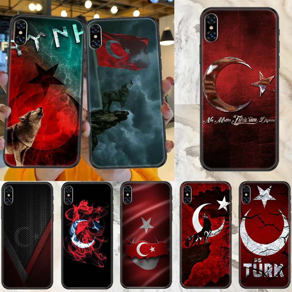 Турция чехол для телефона с изображением флага Корпус iphone 5 5s se 2 6 6s 7 8 12 мини plus X XS