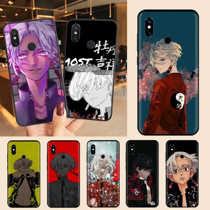 

tokyo revengers Izana Kurokawa Phone Case For Xiaomi Redmi note 7 8 9 t max3 s 10 pro lite Luxury brand shell funda coque