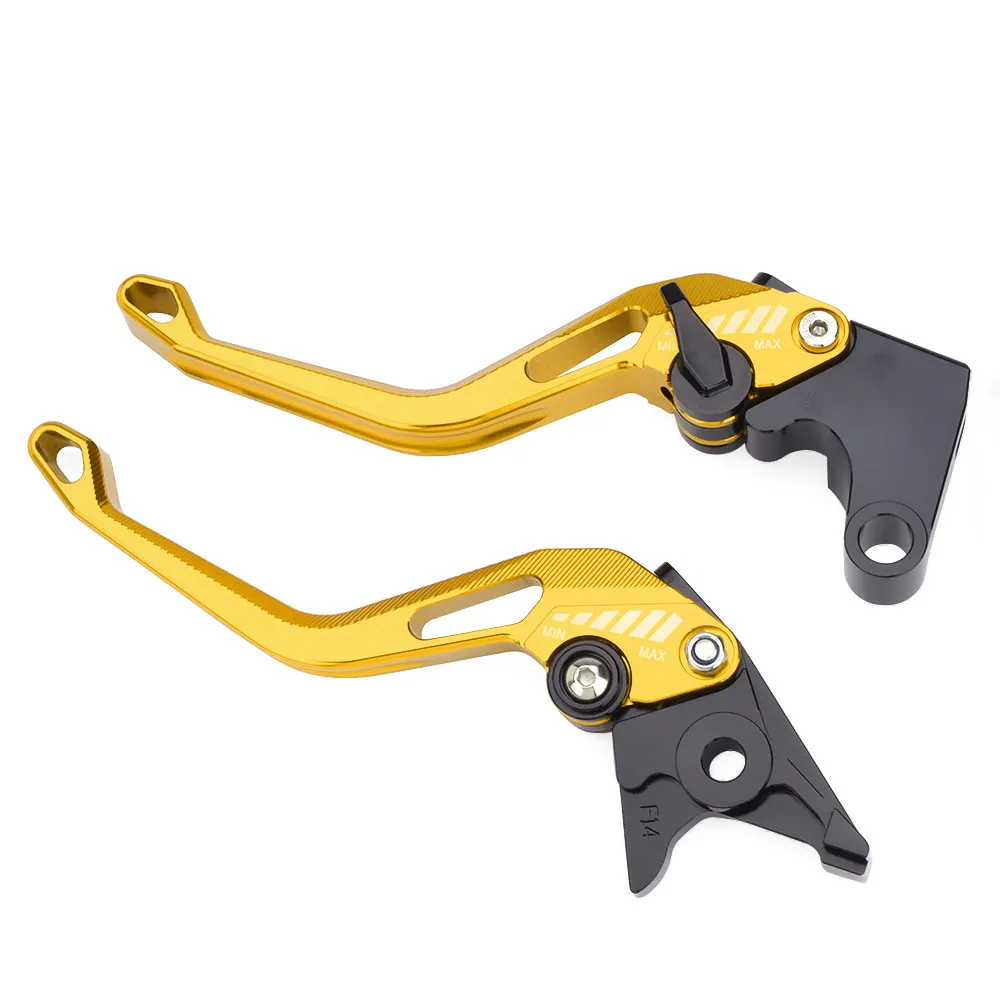 Золотой CNC 5D тормозной рычаг сцепления для Suzuki GSX-R GSXR 600 750 1000 GSR GSX-S GSXS SV TL1000S Vstrom DL650 GSR600 SV650 GSXR600 GSXR750 - Цвет: Золотой