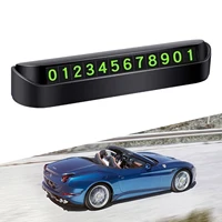 universal car phone number card temporary parking card plate telephone number car park stop automobile accessories 13x2 5cm