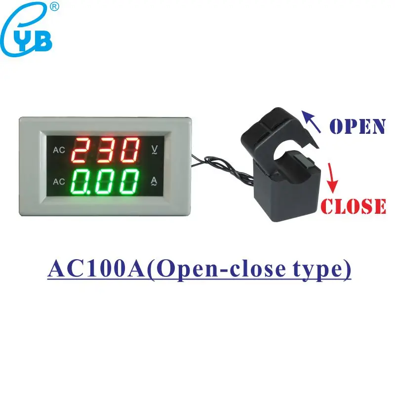 YB4835VA AC0 500V 300V измеритель напряжения переменного тока светодиодный панельный