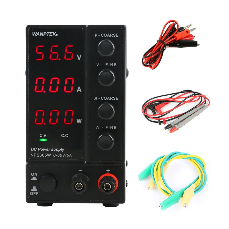 605W 0.1V 0.01A NPS306W/3010 W/605 W/1203 W Регулируемый 30 V/60 V/120 V 3A 5A 6A 10A Регулируемый лабораторный импульсный источник питания постоянного тока 0,1 V/0.01A/0,01 W - Цвет: 605W 0.1V 0.01A