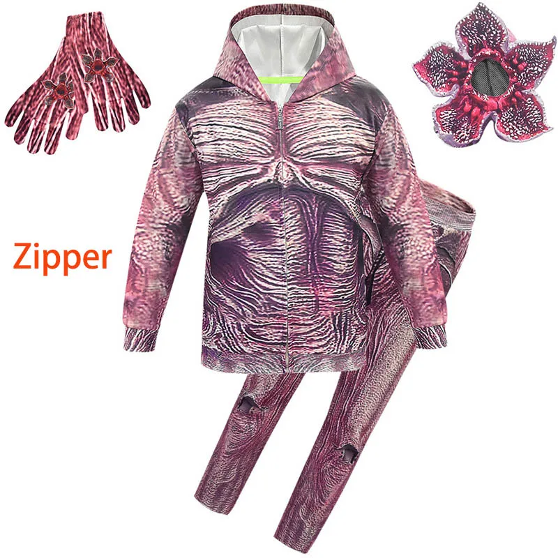 Детский костюм на Хеллоуин из сериала очень странные демогоргон Толстовка