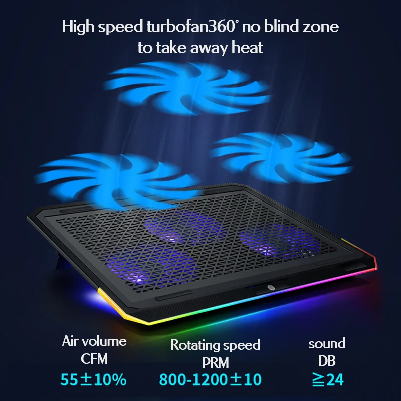 Llano турбо кулер для ноутбука Подставка охлаждающая рамка регулировка угла
