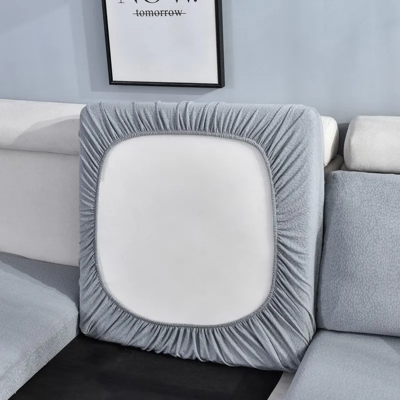 

Home Waterproof Sofa Cover Seat Cushion Cover Chaise Longue,Furniture Protector Elastic Thicken Removable Couch Slipcover