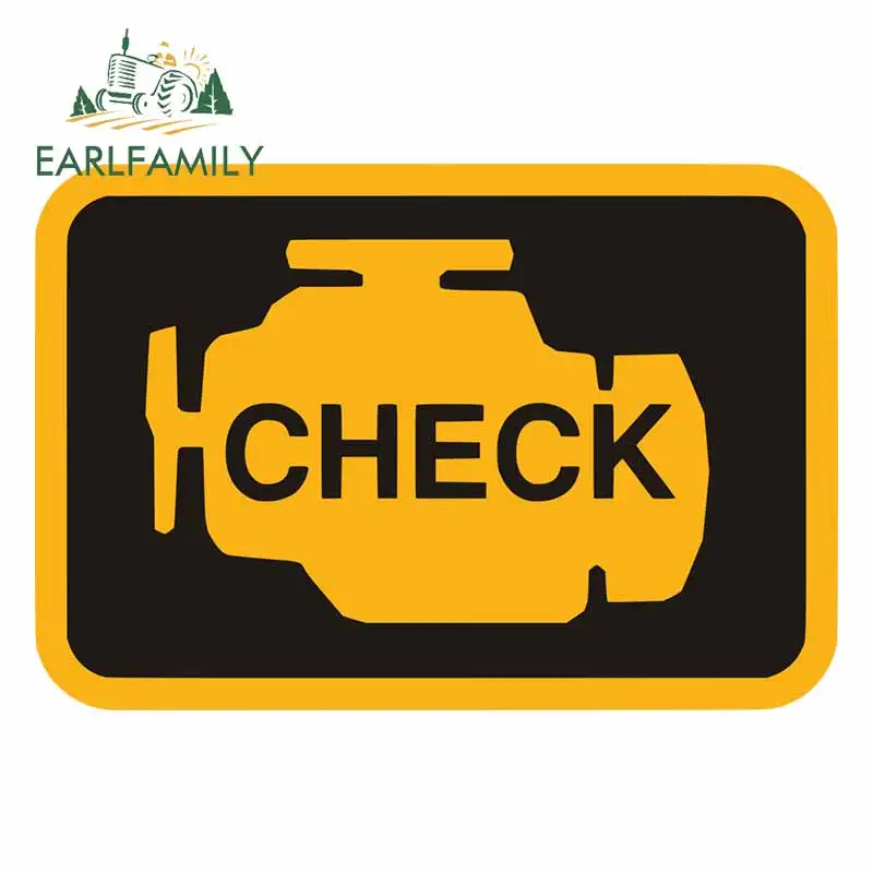 EARLFAMILY 13 см x 8 для проверки знака самолета автомобильные наклейки