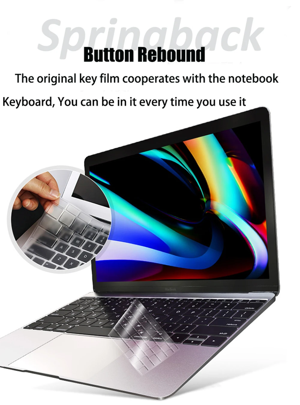 UDMA US EU Type TPU прозрачный тонкий чехол для клавиатуры Macbook Pro air 13 15 16 A2237 2238 2289 2251 2141