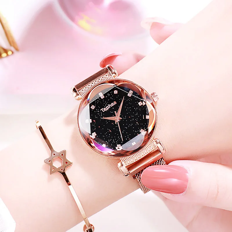 Роскошные женские наручные часы браслет для женщин звездное небо новый тренд