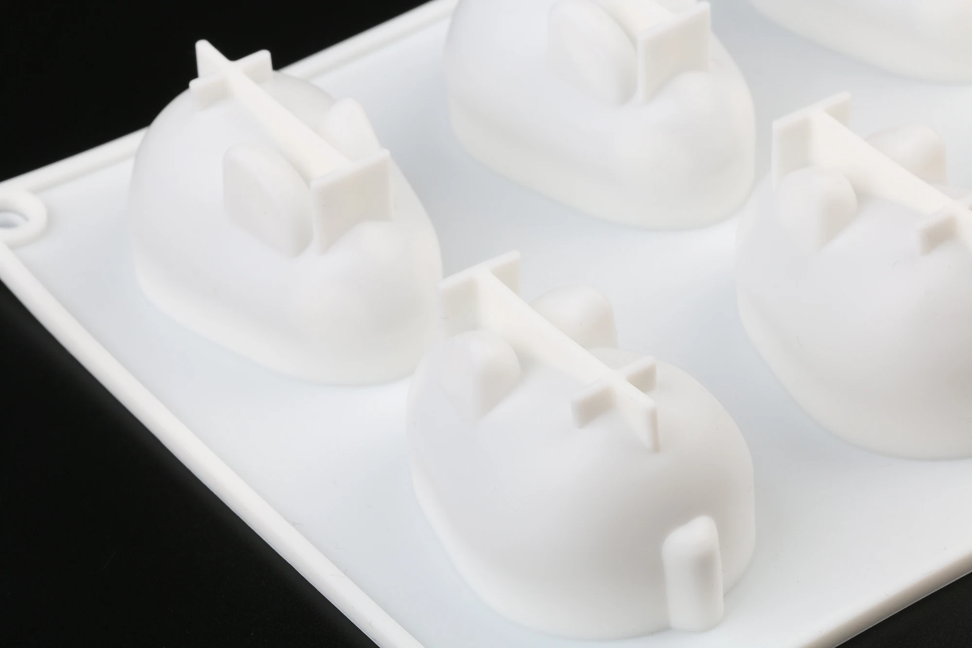 Силиконовые 3D формы для выпечки кролика силиконовые муссов и десертов 6 форм