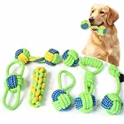 Игрушки для собак, моющаяся веревка для укусов, игрушка для маленьких собак, молярная игрушка для чистки зубов, интерактивные аксессуары для домашних животных