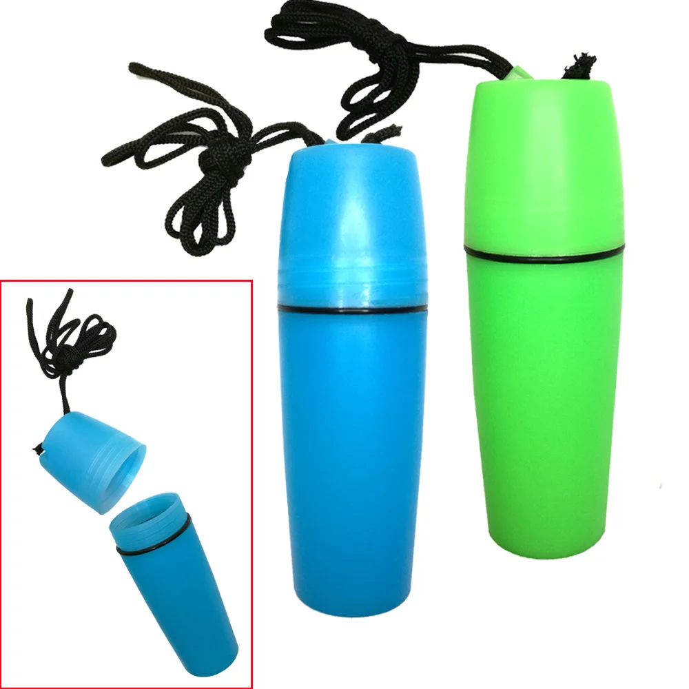 

Waterproof Dry Container Box Portable Durable Plastic Dry Bottle With Lanyard for Kayak Boat Sailing Swimming Diving