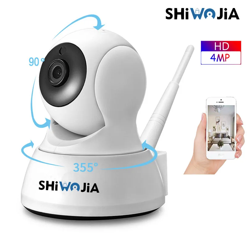 Камера видеонаблюдения Беспроводная мини камера с функцией ночного видения 4 МП