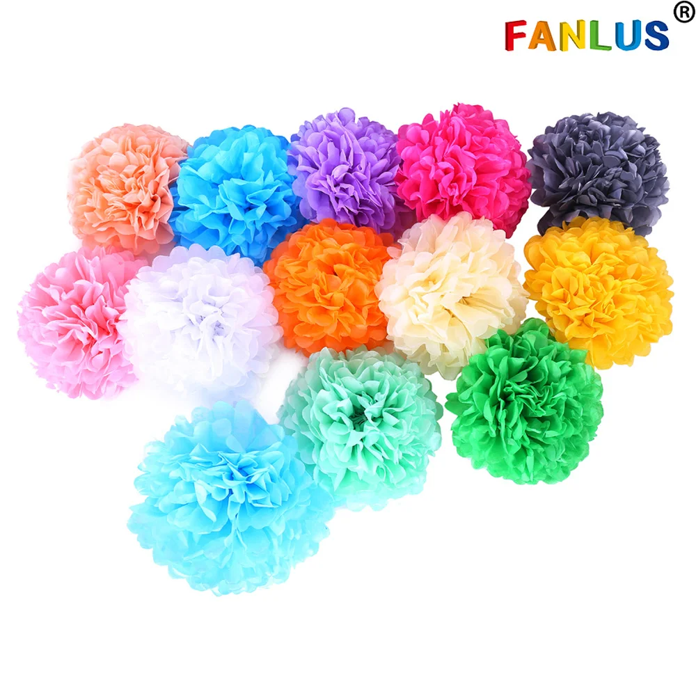 5 шт. 8 дюймов помпоны из оберточной бумаги украшения для свадебной вечеринки
