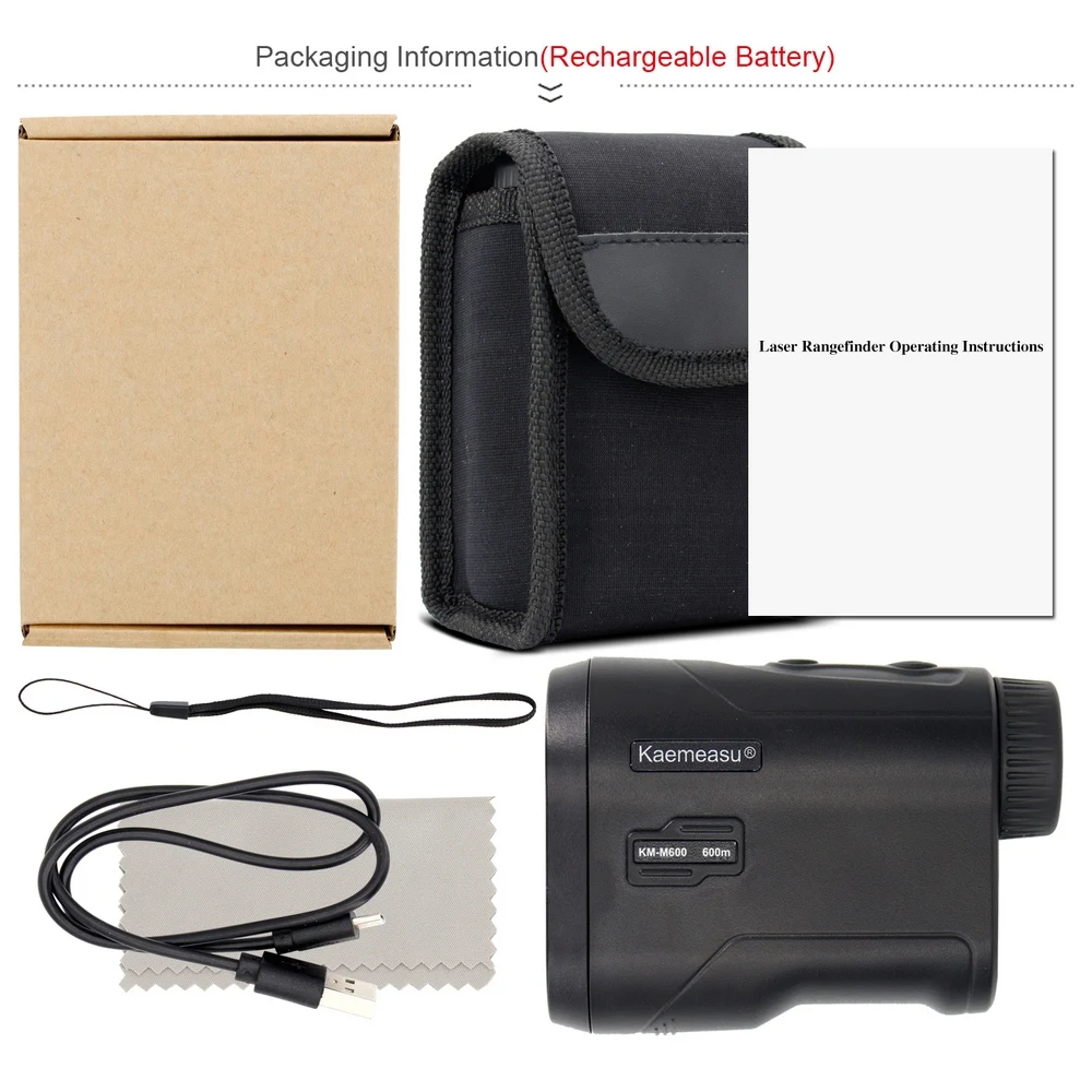 

Multifunctional Laser Rangefinder 6 Times High-quality Monoculars 600M USB Charging Hunting Laser Rangefinder