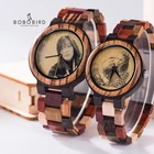 BOBO BIRD гравировка на дереве часы для мужчин и женщин 2020 новый дизайн Топ бренд мужские модные часы подарки для влюбленных Reloj Zegarek Damski