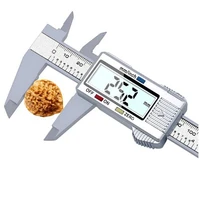 150mm digital vernier calipers measure 6inch lcd electronic carbon fiber gauge height measuring instruments micrometer tool