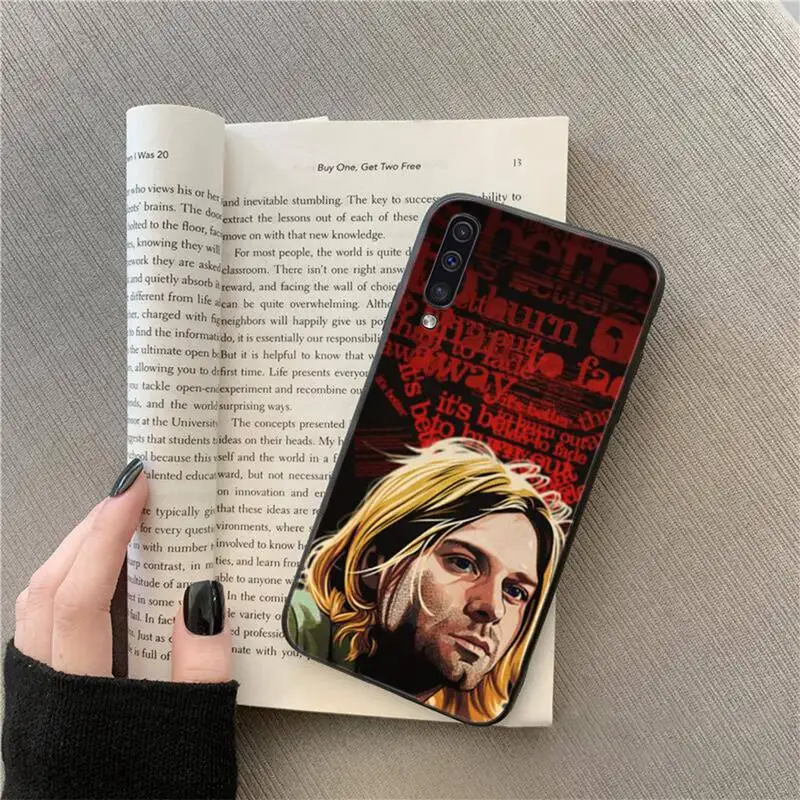 

Nirvana Kurt Cobain Phone Cases For Samsung A41 A31 A50 A70 A11 A12 A10 A20 A42 A7 M31 A71 A20S A51 A40 A30S