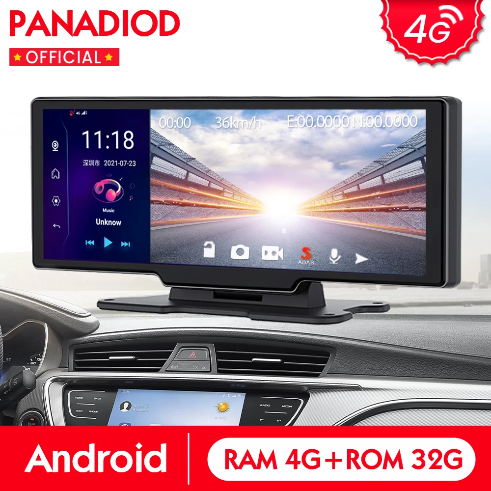 4G Android 8 1 Автомобильное зеркало заднего вида 1080P FHD видеорегистратор WiFi GPS