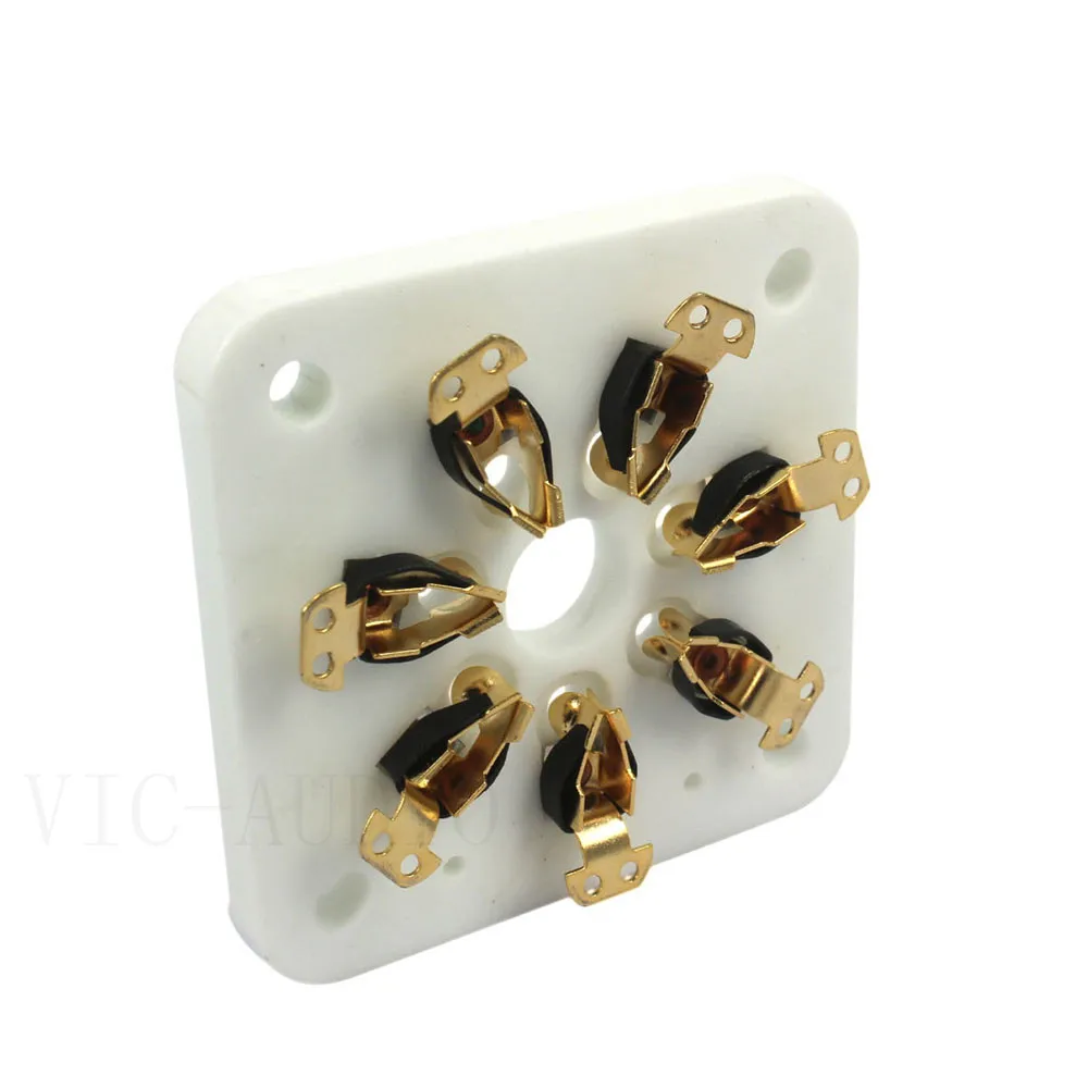 10 шт. клапан база 7Pin Керамика ламповая панель 7 контактов планшеты гнездо трубки