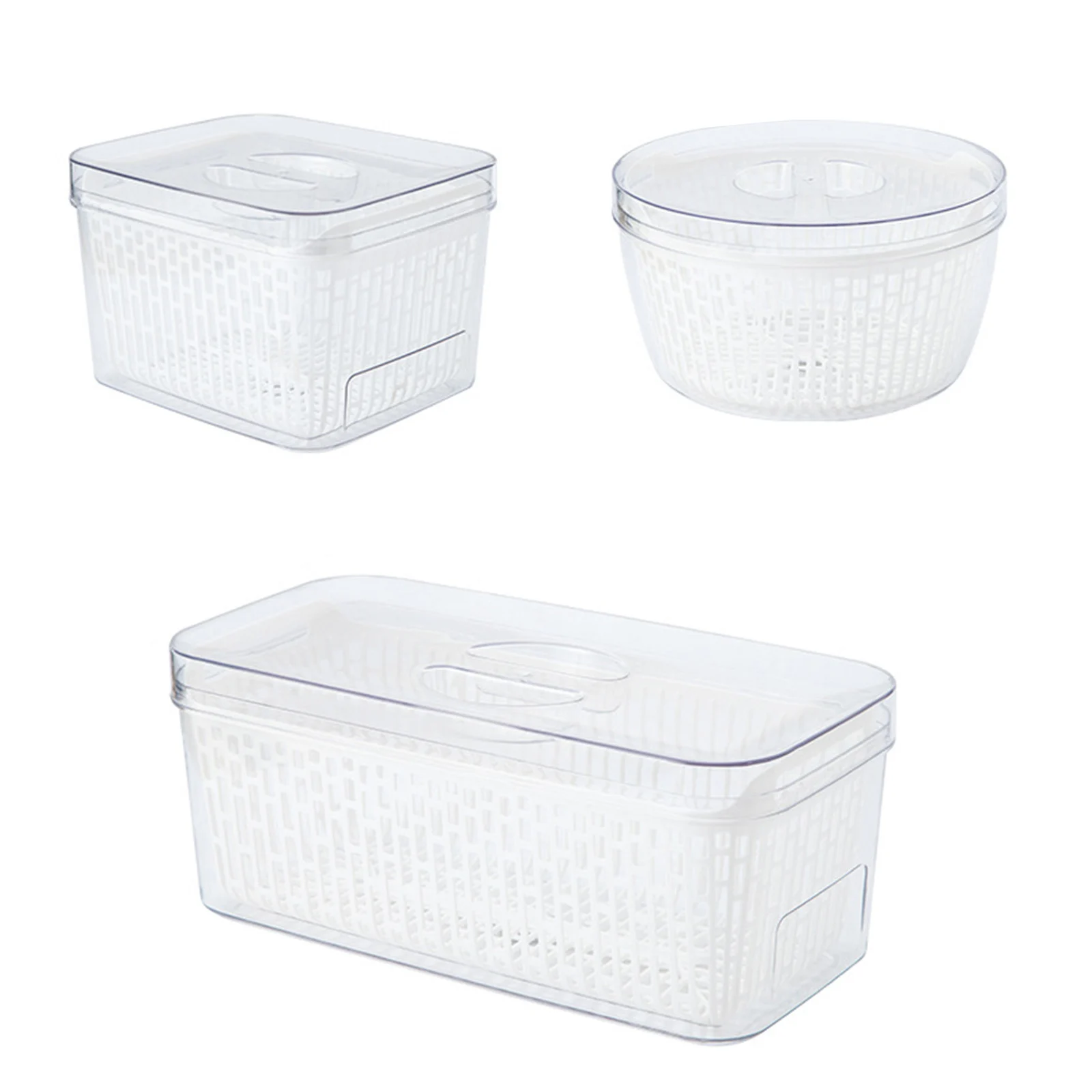 

Контейнер для хранения вегетарианских фруктов, контейнер для хранения продуктов без БФА, контейнер для хранения в холодильнике, сливная ко...