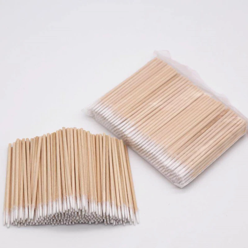 300 шт. деревянные ватные тампоны косметика Перманентный макияж здоровье
