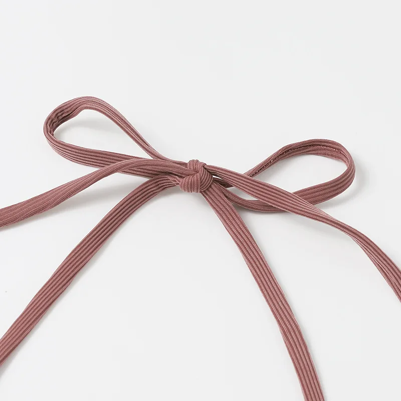 Комплект бикини женский однотонный с чашками пуш-ап и завышенной талией - купить